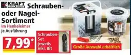 Norma Schrauben oder Nagel Sortiment Angebot