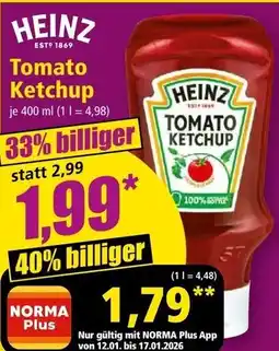 Norma Heinz Tomato Ketchup Angebot