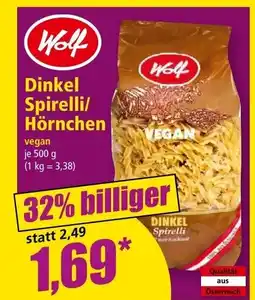 Norma Dinkel Spirelli Hörnchen Angebot