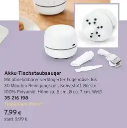 Tchibo Eduscho Akku-Tischstaubsauger Angebot