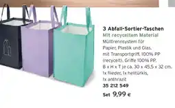 Tchibo Eduscho 3 Abfall-Sortier-Taschen Angebot