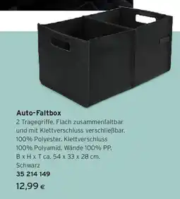 Tchibo Eduscho Auto-Faltbox Angebot