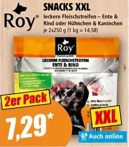 Norma Snacks xxl leckere Fleischstreifen - Ente & Rind oder Hühnchen & Kaninchen Angebot