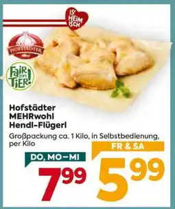Billa Hofstädter MEHRwohl Hendl-Flügerl Angebot