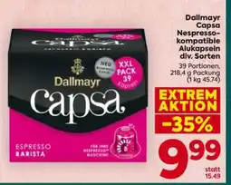 Billa Dallmayr Capsa Nespresso-kompatible Alukapseln div. Sorten Angebot
