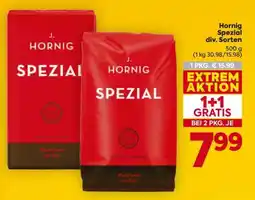 Billa Hornig Spezial div. Sorten Angebot