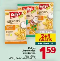 Billa Kelly’s Linsenchips div. Sorten Angebot