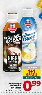 Billa Schärdinger Trinktraum div. Sorten Angebot