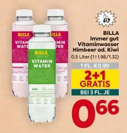 Billa BILLA immer gut Vitaminwasser Himbeer od. Kiwi Angebot