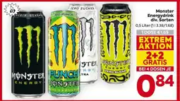 Billa Monster Energydrink div. Sorten Angebot