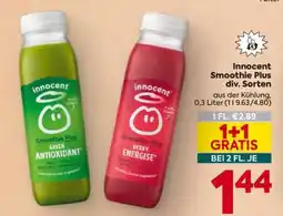 Billa Innocent Smoothie Plus div. Sorten Angebot