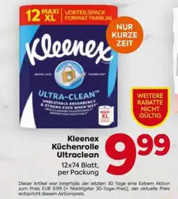 Billa Kleenex Küchenrolle Ultraclean Angebot