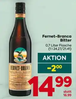 Billa Fernet-Branca Bitter Angebot