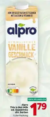 Billa Alpro This is Not Milk od. Sojadrinks div. Sorten Angebot