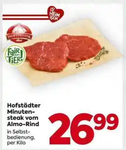 Billa Hofstädter Minutensteak vom Almo Rind Angebot