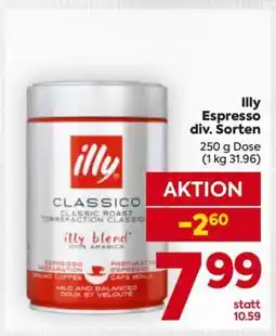 Billa Illy Espresso div. Sorten Angebot