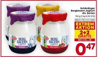 Billa Schärdinger Bergbauern Joghurt div. Sorten Angebot