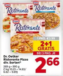 Billa Dr. Oetker Ristorante Pizza div. Sorten Angebot
