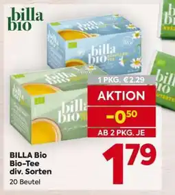 Billa BILLA Bio Bio-Tee div. Sorten Angebot
