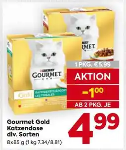 Billa Gourmet Gold Katzendose div. Sorten Angebot
