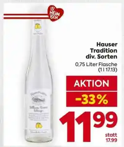 Billa Hauser Tradition div. Sorten Angebot