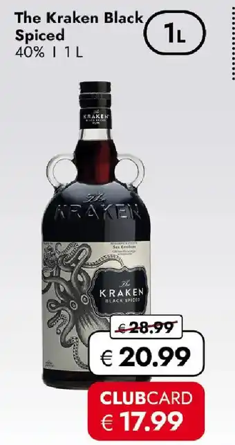 Travel FREE The Kraken Black Spiced 40% Angebot