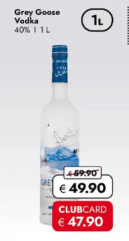 Travel FREE Grey Goose Vodka 40% Angebot