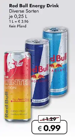 Travel FREE Red Bull Energy Drink Angebot