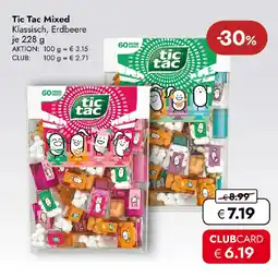 Travel FREE Tic Tac Mixed Klassisch, Erdbeere Angebot