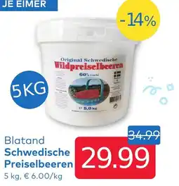 T&G Blatand Schwedische Preiselbeeren Angebot