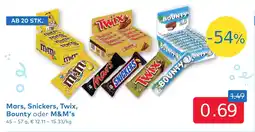 T&G Mars, Snickers, Twix, Bounty oder M&M's Angebot