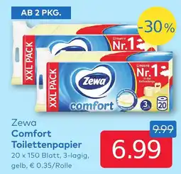 T&G Zewa Comfort Toilettenpapier Angebot