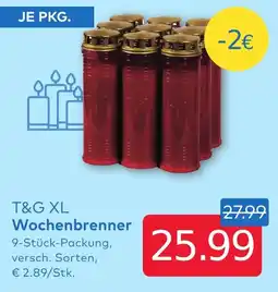 T&G T&G XL Wochenbrenner Angebot