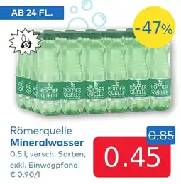 T&G Römerquelle Mineralwasser Angebot