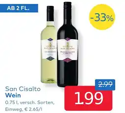T&G San Cisalto Wein Angebot