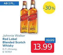 T&G Johnnie Walker Red Label Blended Scotch Whisky Angebot