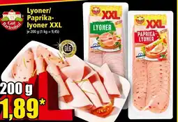 Norma Lyoner paprika lyoner xxl Angebot