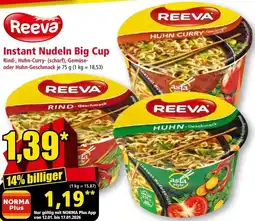 Norma Instant Nudeln Big Cup Angebot