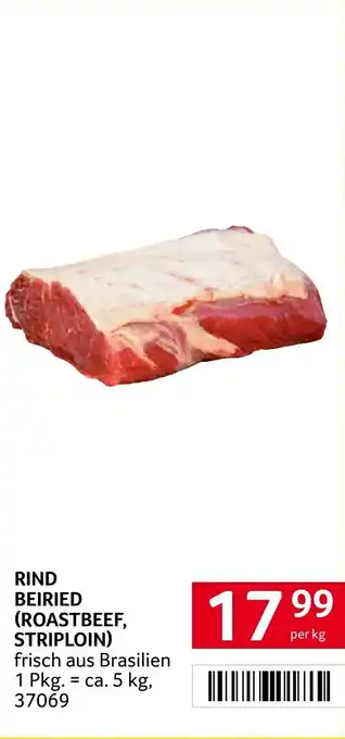 Rind beiried (roastbeef, striploin)