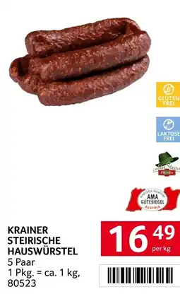 Transgourmet Krainer steirische hauswürstel Angebot