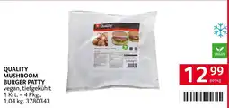 Transgourmet Quality mushroom burger patty Angebot
