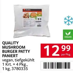 Transgourmet Quality mushroom burger patty paniert Angebot