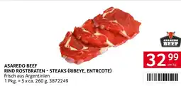 Transgourmet Asaredo beef rind rostbraten - steaks (ribeye, entrcote) Angebot