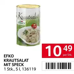 Transgourmet Efko krautsalat mit speck Angebot