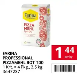 Transgourmet Farina professional pizzamehl rot too Angebot