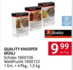 Transgourmet Quality knusper müsli Angebot