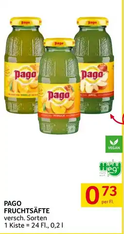 Transgourmet Pago fruchtsäfte Angebot