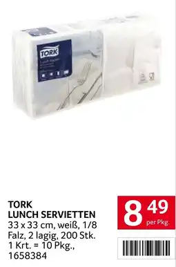 Transgourmet Tork lunch servietten Angebot