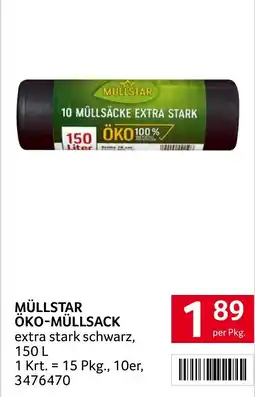 Transgourmet Müllstar öko-müllsack Angebot