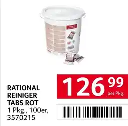 Transgourmet Rational reiniger tabs rot Angebot